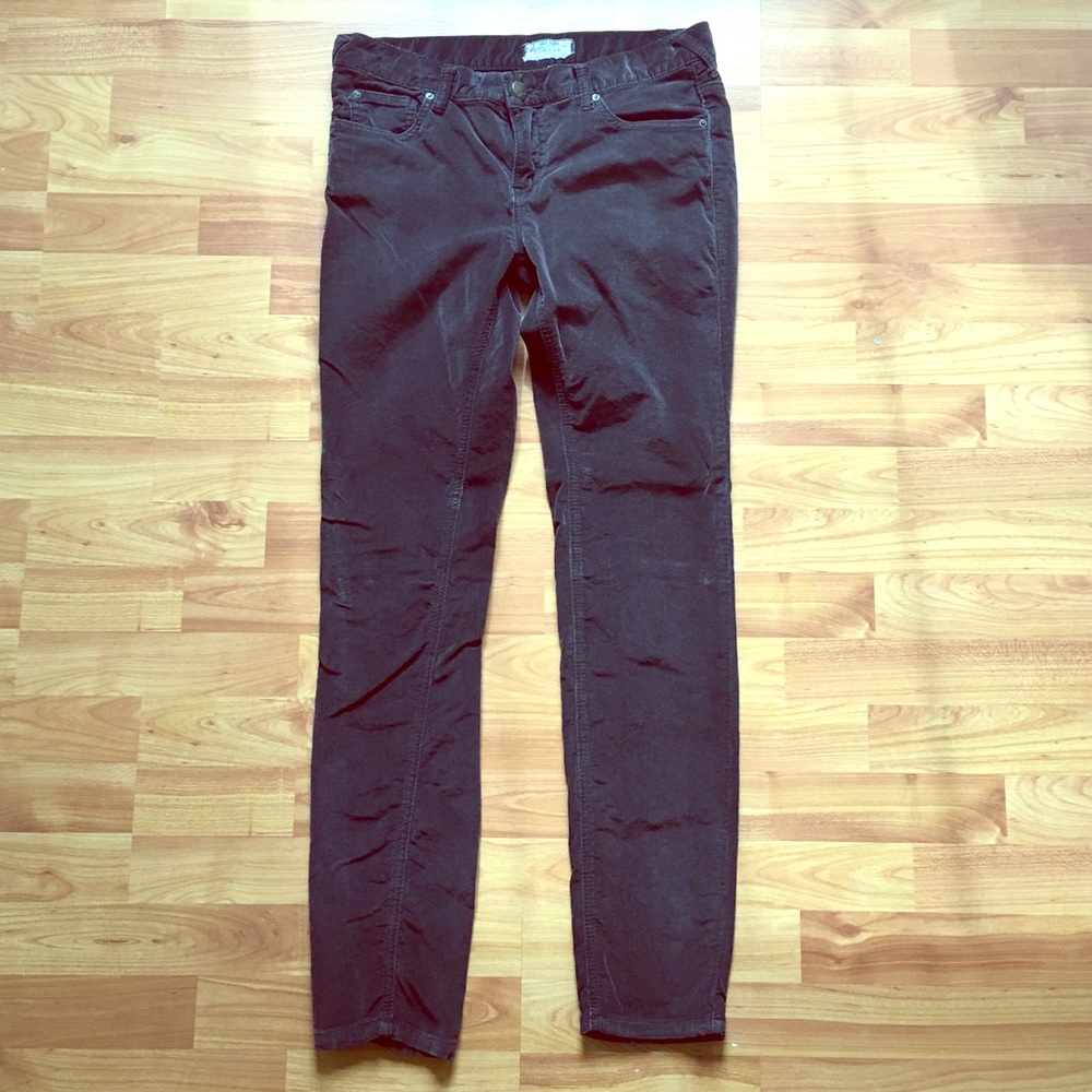 Free People Black Corduroy Pants